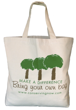 Ultra-Sturdy Medium Cotton Tote - Trees