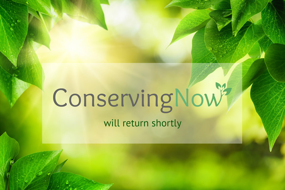 ConservingNow will return shortly